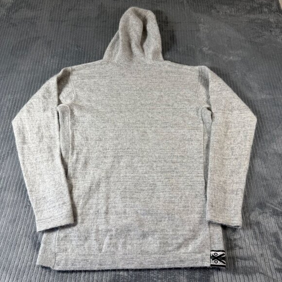 Paka The Hoodie Alpaca Gray Handmade Pullover Small Unisex Peru - Picture 8 of 10